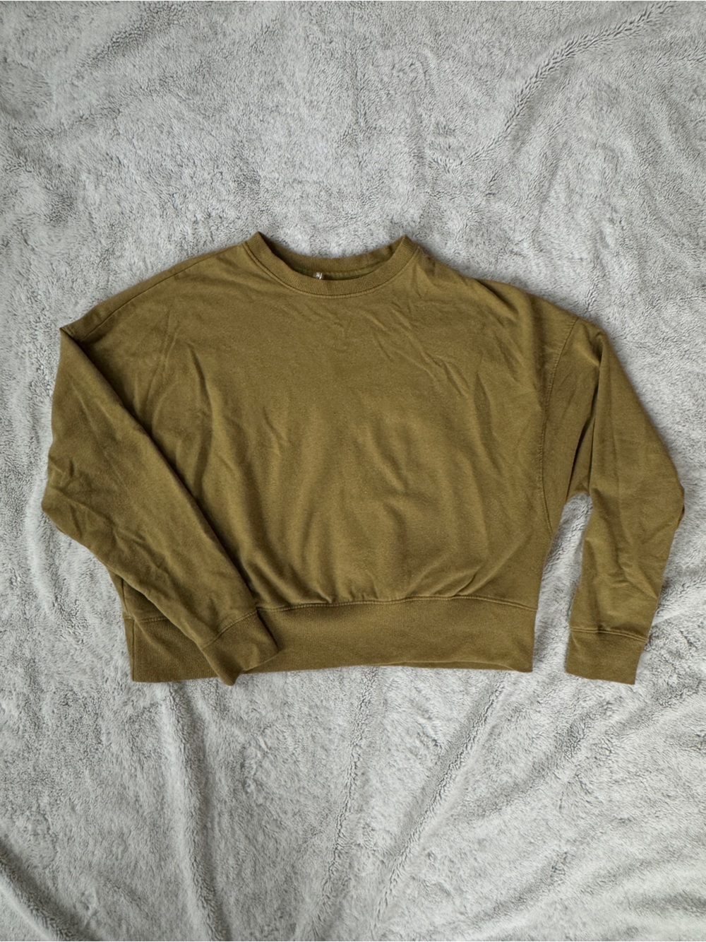 Long Sleeve Sweatshirt Olive Green